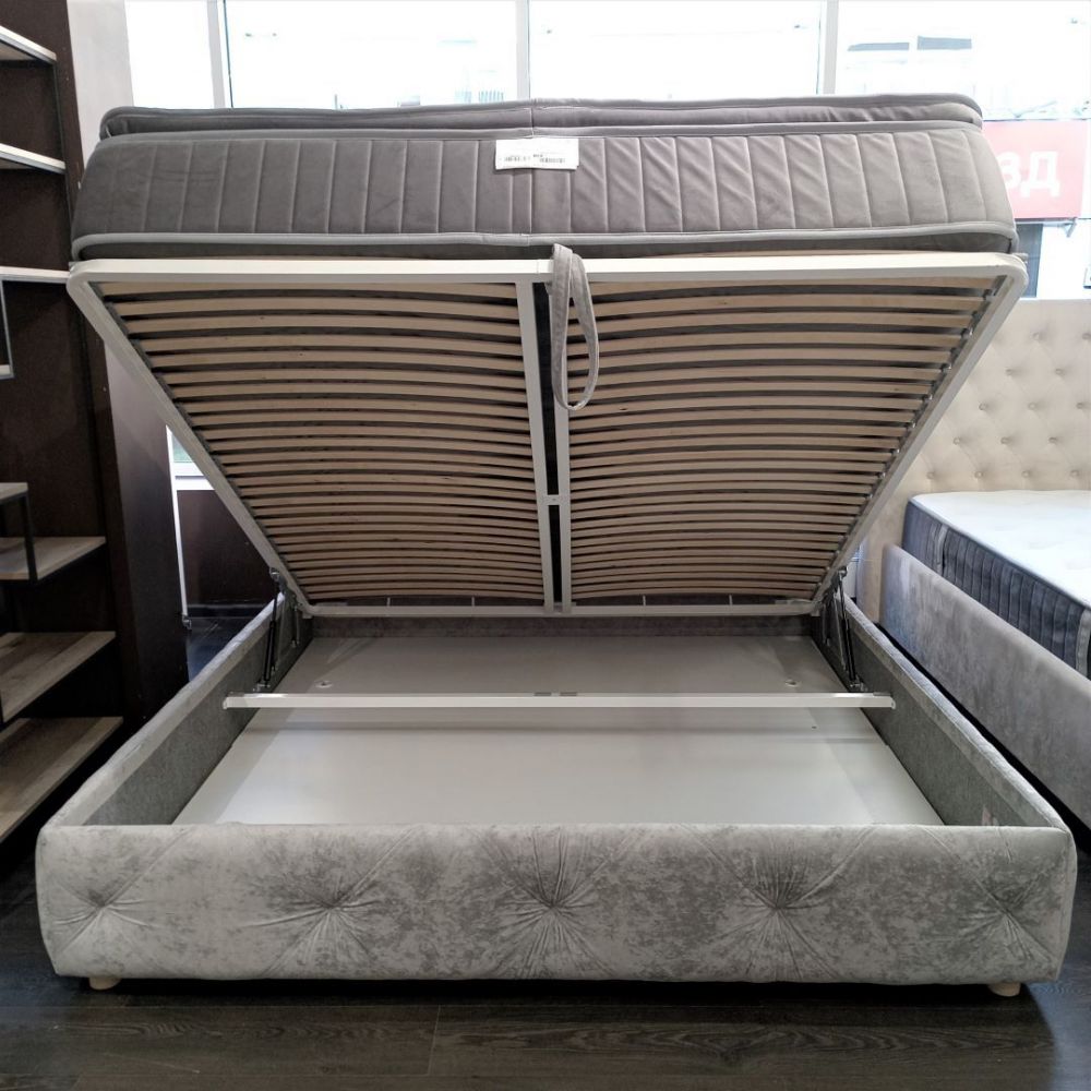 фото "Грейс" Кровать двуспальная 180х200 (серый)