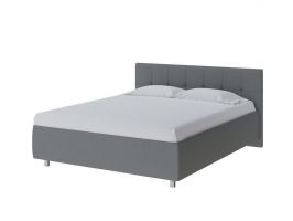 фото PROxSON Кровать Diamo без основания (Ткань: Рогожка Savana Grey (серый)) 90x200