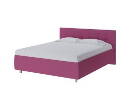 фото PROxSON Кровать Diamo без основания (Ткань: Рогожка Savana Berry (фиолетовый)) 90x200