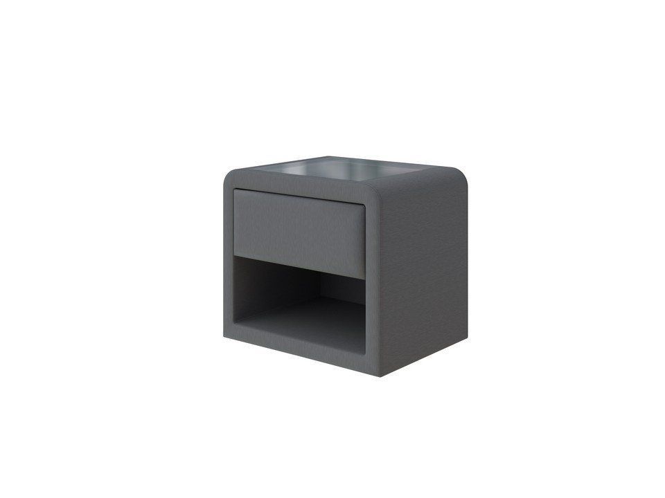 фото PROxSON Тумба Cube (Ткань: Рогожка Savana Grey (серый)) 52x41