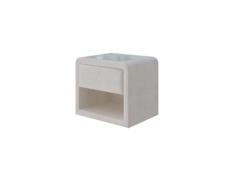 фото PROxSON Тумба Cube (Ткань: Велюр Лофти Лён) 52x41