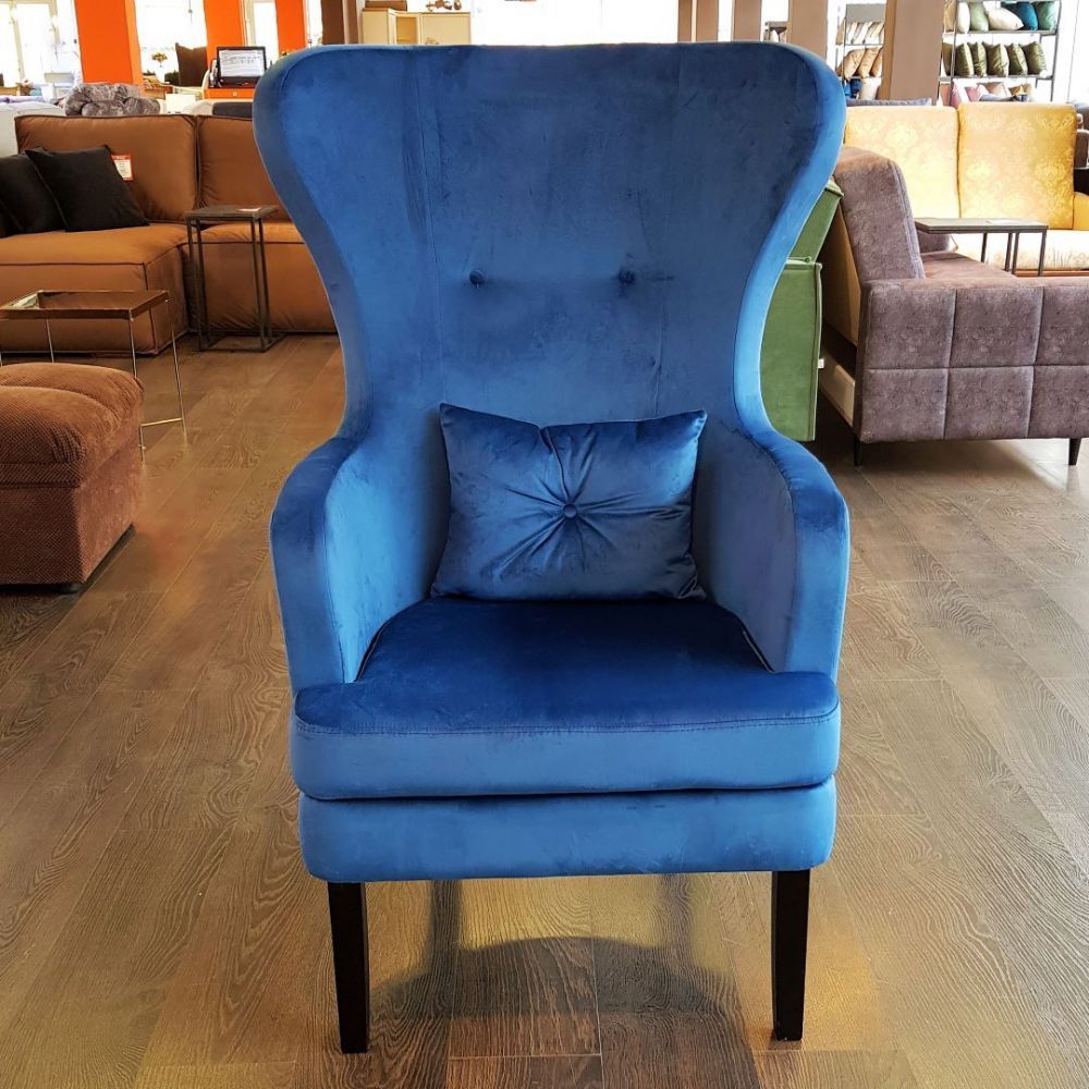 фото "Хилтон Блю" Кресло классическое (синее)