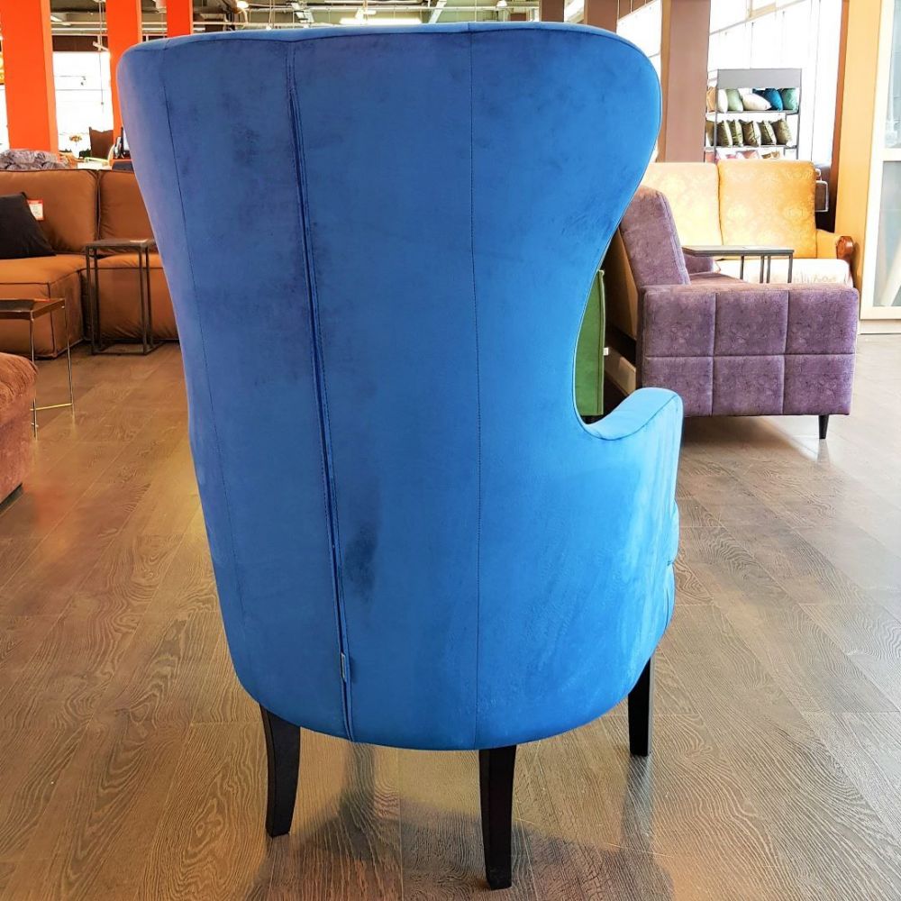 фото "Хилтон Блю" Кресло классическое (синее)