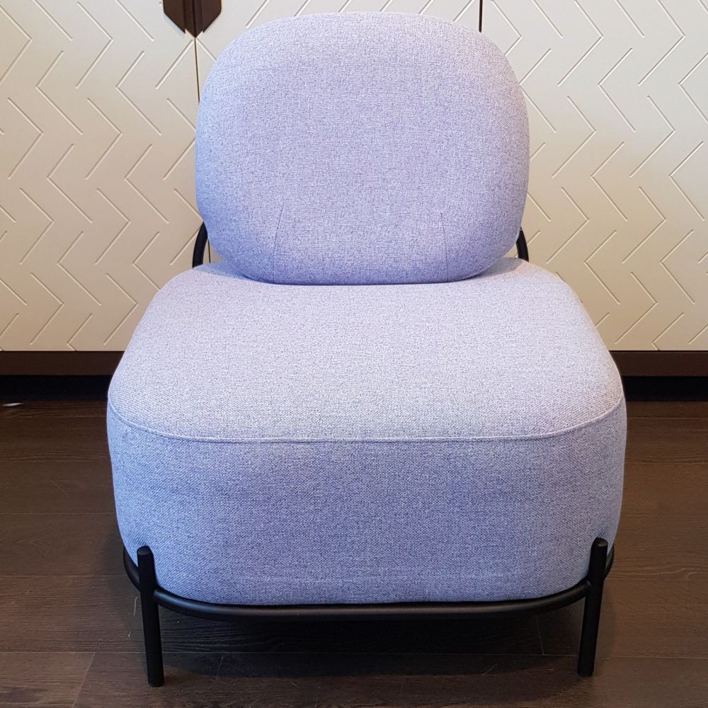 фото "Gawaii" Кресло (лиловый/черный муар)