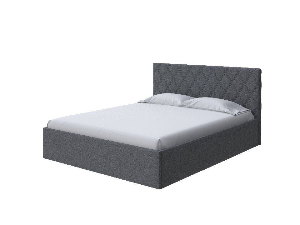 фото PROxSON Кровать Fresco Plus (Ткань: Рогожка Savana Grey (серый)) 90x200