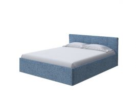 фото PROxSON Кровать Domo Plus (Ткань: Жаккард Tesla Деним) 90x200