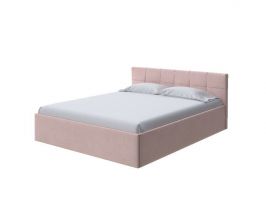 фото PROxSON Кровать Domo Plus (Ткань: Велюр Ultra Розовый мусс) 90x200