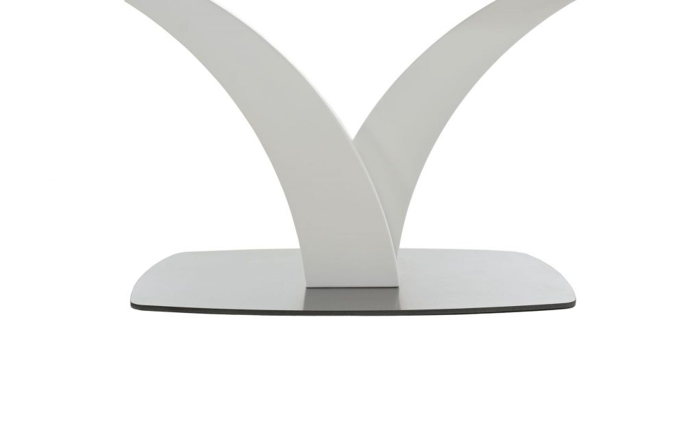 фото Стол Нотр Дам MODERNE стекло OPTIWHITE 1400(1800)*850, Белый
