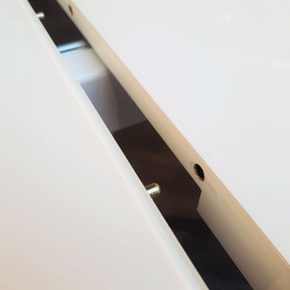 фото "Рондо 100" Стол круглый раскладной (белый/белый)