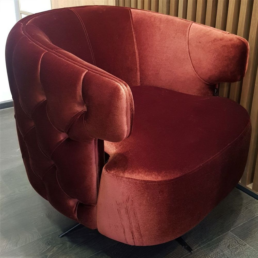 фото "Sirona" Кресло вращающееся (бордовый)
