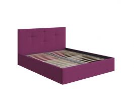 фото PROxSON Кровать Mono с бельевым ящиком (Ткань: Рогожка Savana Berry (фиолетовый)) 90x200