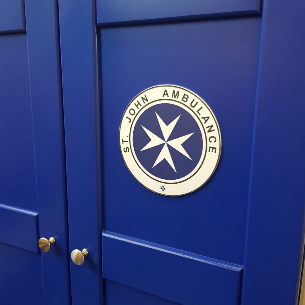 фото "Полицейская телефонная будка" Шкаф (синий)