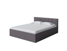 фото PROxSON Кровать Domo Plus (Ткань: Рогожка Nice Мокко) 90x200