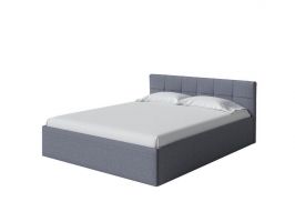 фото PROxSON Кровать Domo Plus (Ткань: Рогожка Nice Серый) 90x200