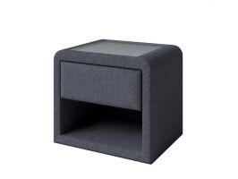 фото PROxSON Тумба Cube (Ткань: Рогожка Nice Графит) 52x41