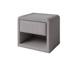 фото PROxSON Тумба Cube (Ткань: Рогожка Nice Кремовый) 52x41