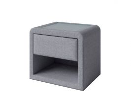 фото PROxSON Тумба Cube (Ткань: Рогожка Nice Серебряный) 52x41