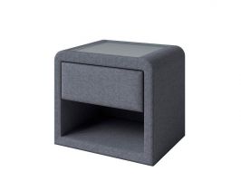 фото PROxSON Тумба Cube (Ткань: Рогожка Nice Серый) 52x41
